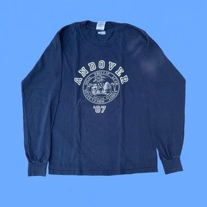 Blue Long sleeve Andover '07 Tee